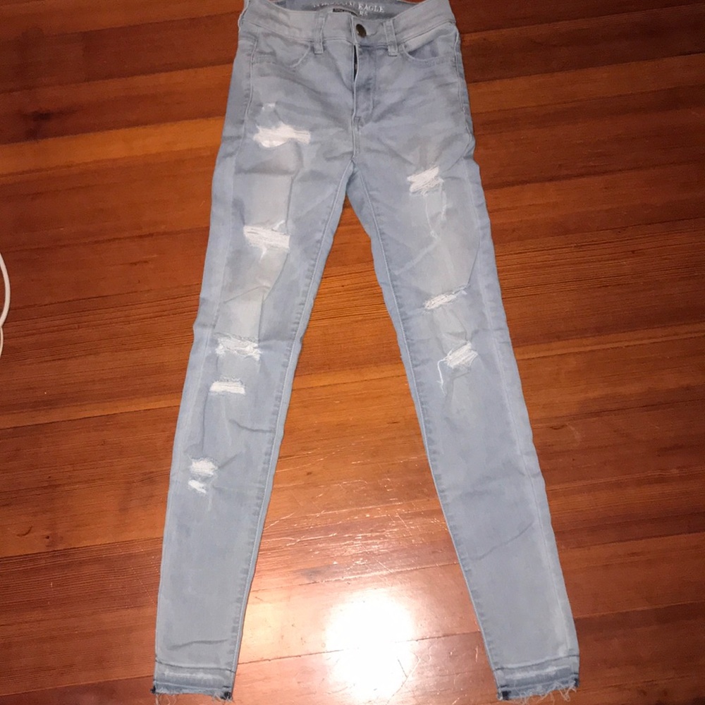 American eagle light wash jeans